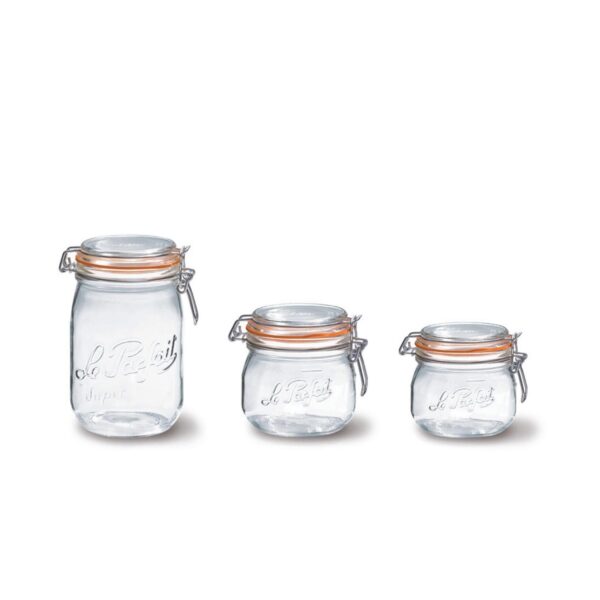 Le Parfait Super Cam Kavanoz Seti ( 1000 ml - 500 ml - 250 ml)