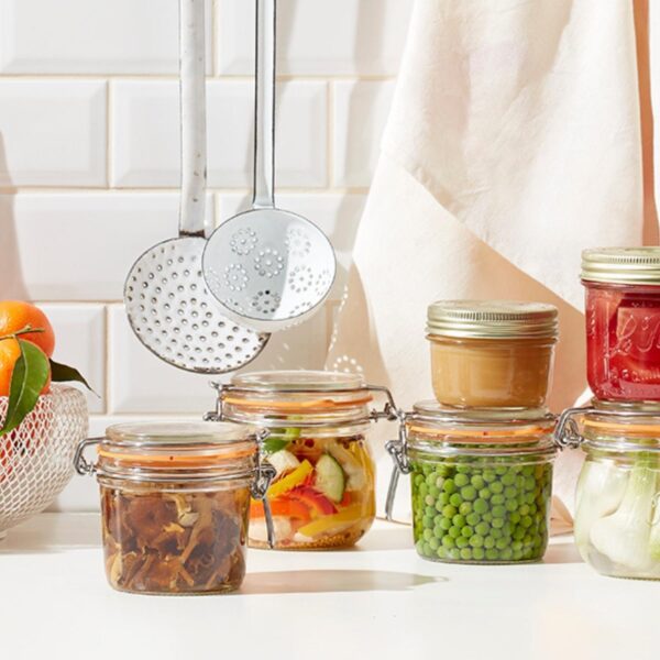 Le Parfait Super Terrines Klipsli/Contalı Cam Kavanoz 125 ml - Görsel 2