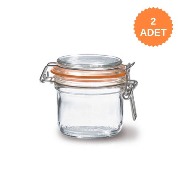 Le Parfait Super Terrines Klipsli/Contalı Cam Kavanoz 200 ml (2 Adet)