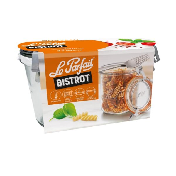 Le Parfait Bistrot Cam Kavanoz 580 ml (4 Adet) - Görsel 2